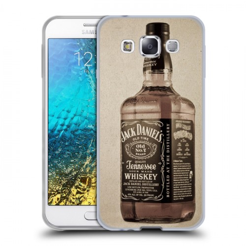 Дизайнерский пластиковый чехол для Samsung Galaxy E5 Jack Daniels