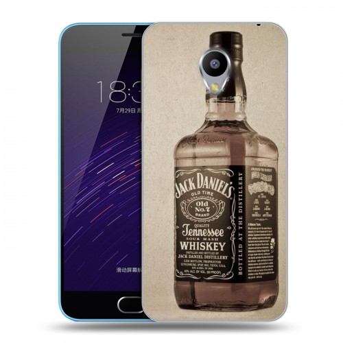 Дизайнерский пластиковый чехол для Meizu M1 Jack Daniels