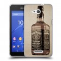 Дизайнерский пластиковый чехол для Sony Xperia E4g Jack Daniels