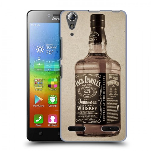 Дизайнерский пластиковый чехол для Lenovo A6000 Jack Daniels