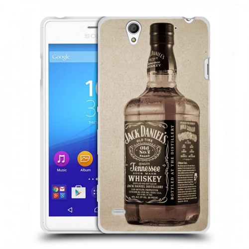 Дизайнерский пластиковый чехол для Sony Xperia C4 Jack Daniels