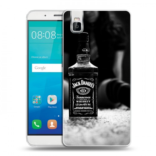 Дизайнерский пластиковый чехол для Huawei ShotX Jack Daniels