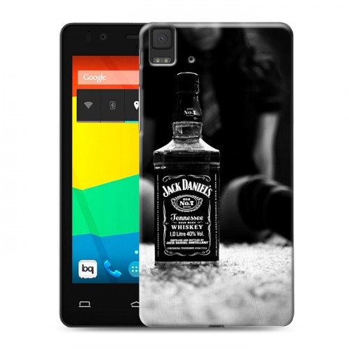 Дизайнерский силиконовый чехол для BQ Aquaris E4.5 Jack Daniels