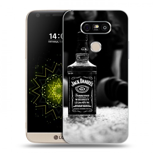 Дизайнерский пластиковый чехол для LG G5 Jack Daniels