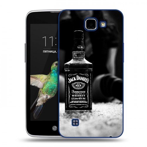 Дизайнерский пластиковый чехол для LG K4 Jack Daniels