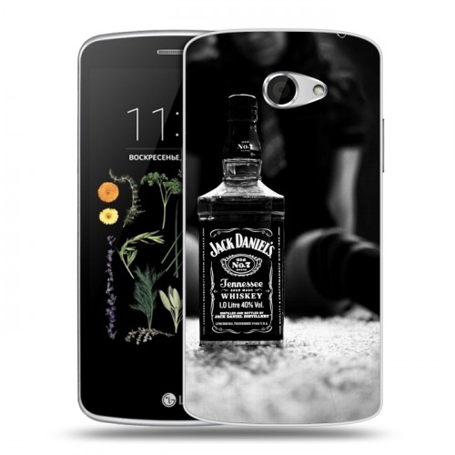 Дизайнерский пластиковый чехол для LG K5 Jack Daniels