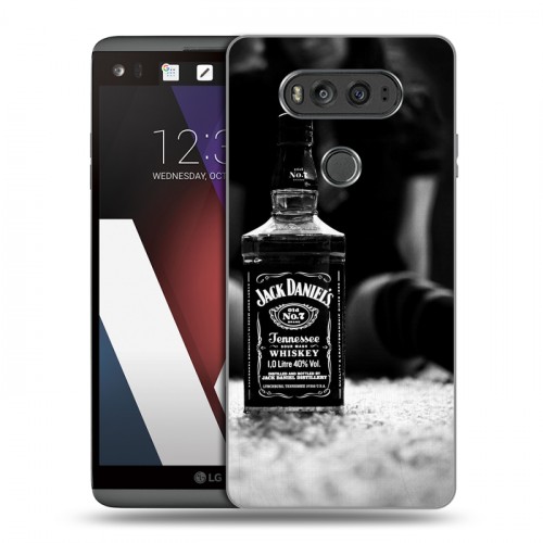 Дизайнерский пластиковый чехол для LG V20 Jack Daniels