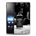 Дизайнерский пластиковый чехол для Sony Xperia TX Jack Daniels