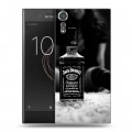 Дизайнерский пластиковый чехол для Sony Xperia XZs Jack Daniels