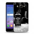 Дизайнерский пластиковый чехол для Huawei Y3 (2017) Jack Daniels