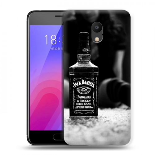 Дизайнерский пластиковый чехол для Meizu M6 Jack Daniels