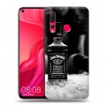 Дизайнерский пластиковый чехол для Huawei Nova 4 Jack Daniels