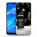 Дизайнерский пластиковый чехол для Huawei Y6 (2019) Jack Daniels