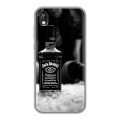 Дизайнерский силиконовый с усиленными углами чехол для Huawei Honor 8s Jack Daniels