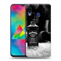 Дизайнерский пластиковый чехол для Samsung Galaxy M20 Jack Daniels