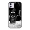 Дизайнерский силиконовый чехол для Iphone 11 Jack Daniels