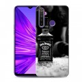 Дизайнерский силиконовый чехол для Realme 5 Jack Daniels