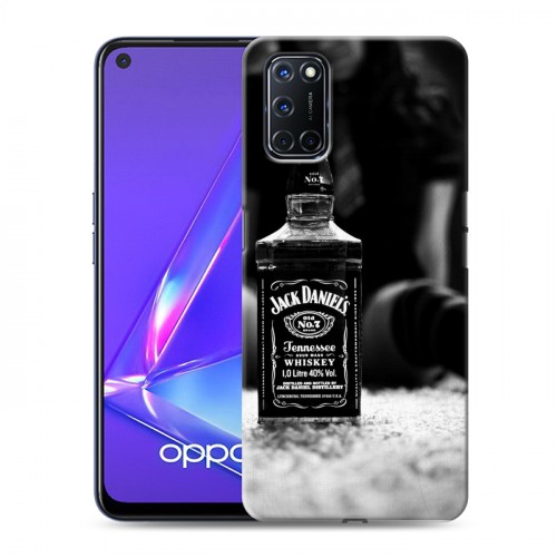 Дизайнерский пластиковый чехол для OPPO A52 Jack Daniels