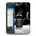 Дизайнерский пластиковый чехол для BlackBerry Z10 Jack Daniels