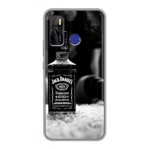 Дизайнерский силиконовый чехол для Tecno Camon 15 Jack Daniels