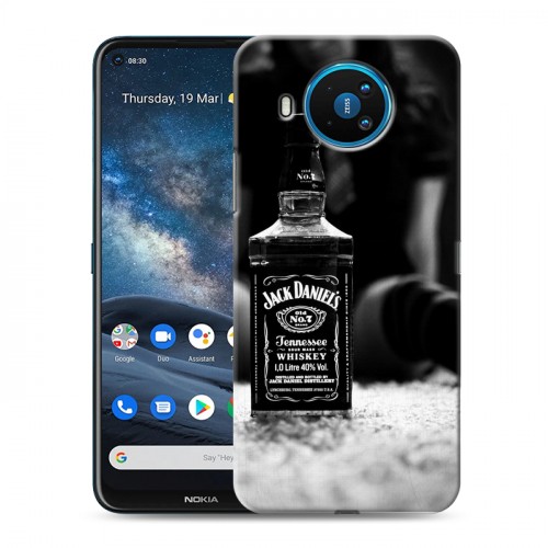 Дизайнерский силиконовый чехол для Nokia 8.3 Jack Daniels