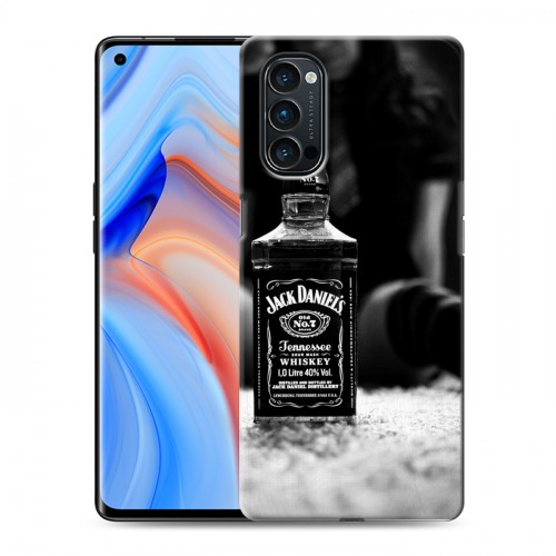 Дизайнерский пластиковый чехол для OPPO Reno4 Pro Jack Daniels