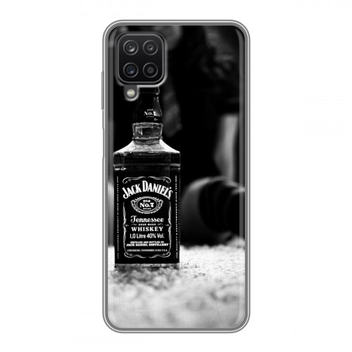 Дизайнерский силиконовый чехол для Samsung Galaxy A12 Jack Daniels