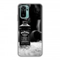 Дизайнерский силиконовый чехол для Xiaomi RedMi Note 10 Jack Daniels