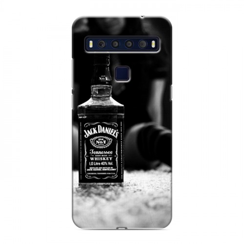 Дизайнерский пластиковый чехол для TCL 10L Jack Daniels