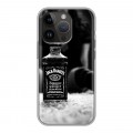 Дизайнерский силиконовый чехол для Iphone 14 Pro Jack Daniels