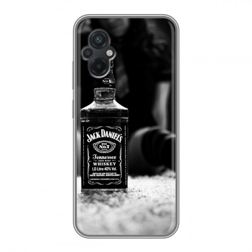 Дизайнерский силиконовый чехол для Xiaomi Poco M5 Jack Daniels