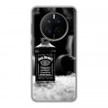 Дизайнерский силиконовый с усиленными углами чехол для Huawei Mate 50 Jack Daniels