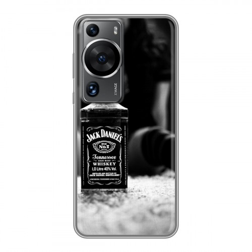 Дизайнерский силиконовый чехол для Huawei P60 Jack Daniels