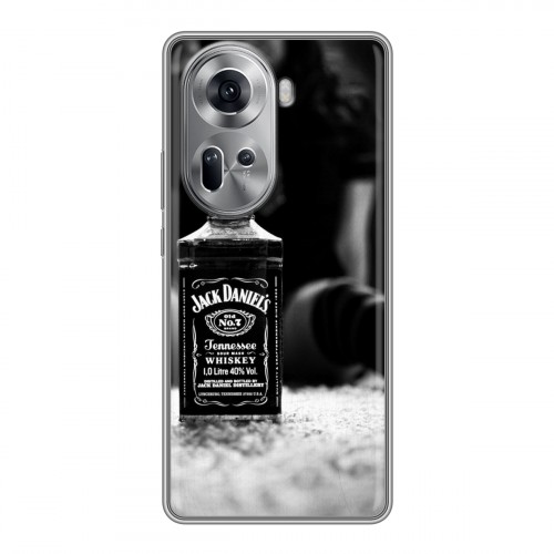 Дизайнерский силиконовый чехол для OPPO Reno 11 Jack Daniels