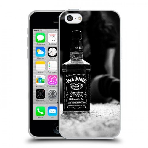 Дизайнерский пластиковый чехол для Iphone 5c Jack Daniels