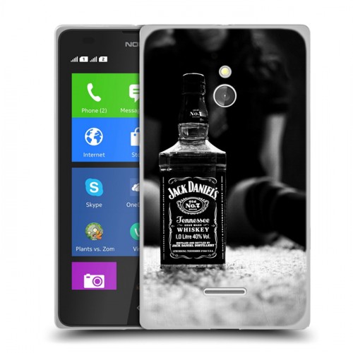 Дизайнерский силиконовый чехол для Nokia XL Jack Daniels