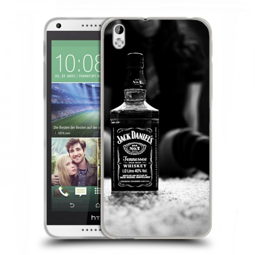 Дизайнерский пластиковый чехол для HTC Desire 816 Jack Daniels