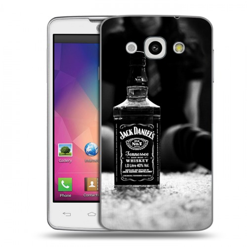 Дизайнерский пластиковый чехол для LG L60 Jack Daniels