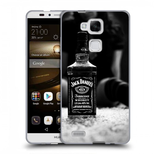 Дизайнерский силиконовый чехол для Huawei Ascend Mate 7 Jack Daniels