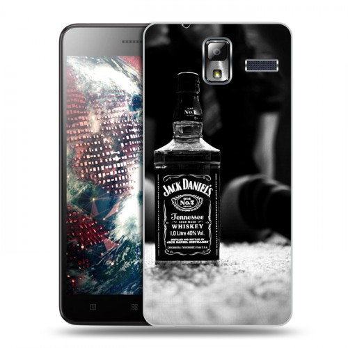 Дизайнерский силиконовый чехол для Lenovo S580 Ideaphone Jack Daniels