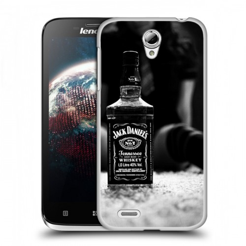 Дизайнерский пластиковый чехол для Lenovo A859 Ideaphone Jack Daniels