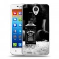 Дизайнерский пластиковый чехол для Lenovo S650 Ideaphone Jack Daniels