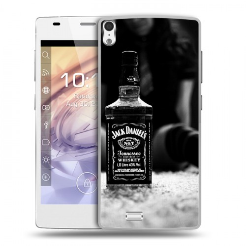 Дизайнерский пластиковый чехол для Prestigio Grace Jack Daniels