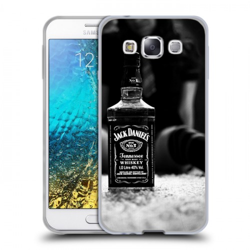 Дизайнерский пластиковый чехол для Samsung Galaxy E5 Jack Daniels