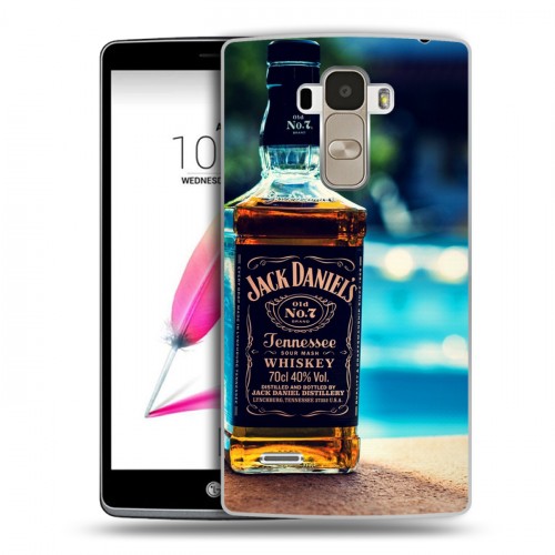 Дизайнерский пластиковый чехол для LG G4 Stylus Jack Daniels