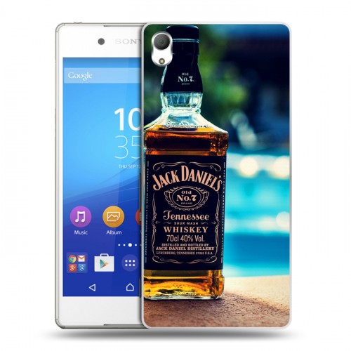 Дизайнерский пластиковый чехол для Sony Xperia Z3+ Jack Daniels