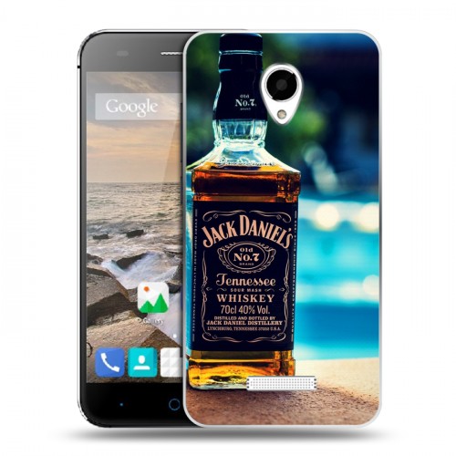 Дизайнерский силиконовый чехол для Micromax Canvas Spark Jack Daniels