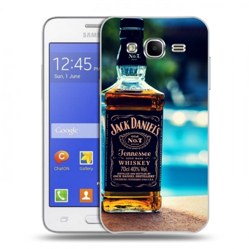 Дизайнерский силиконовый чехол для Samsung Galaxy J7 Jack Daniels