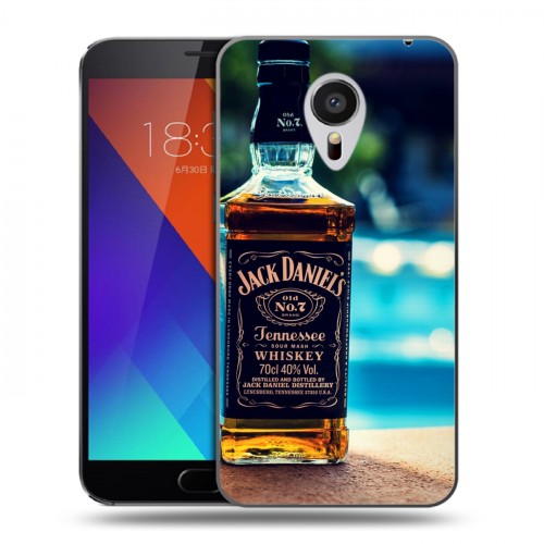 Дизайнерский пластиковый чехол для Meizu MX5 Jack Daniels