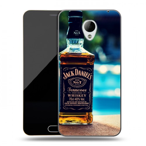 Дизайнерский силиконовый чехол для Meizu M2 Mini Jack Daniels